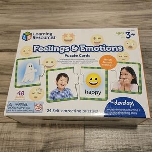 Learning Resources Feelings & Emotions Puzzle Cards